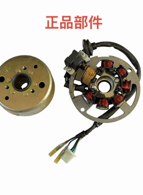 适用JOG50线圈JOG 西湖90 印王风帆90钱江50磁电机 线圈磁钢 二冲