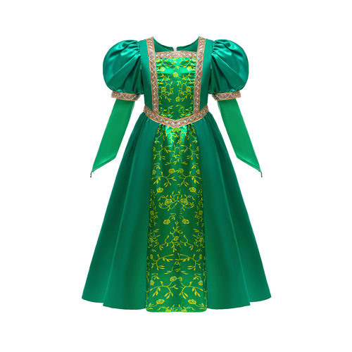 儿童万圣节舞会派对怪物史瑞克Shrek菲奥娜公主Fiona Cos服装裙子