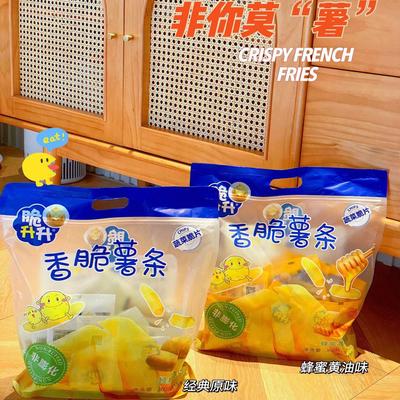 脆升升薯条量贩装360g经典原味蜂蜜黄油原切薯条香脆土豆条薯片