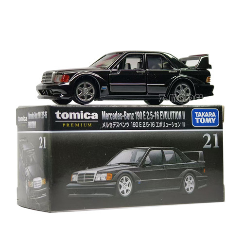 TOMY多美卡仿真合金汽车模型tomica黑盒旗舰版TP21奔驰190e2.5-16