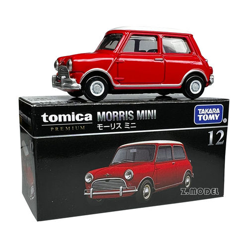 TOMY/多美卡仿真合金小车旗舰版黑盒TP12号莫里斯MINI迷你初回