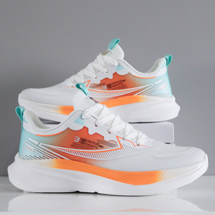 夏季男鞋百搭男士运动鞋网面防滑轻便透气防臭休闲潮鞋夏天跑步鞋