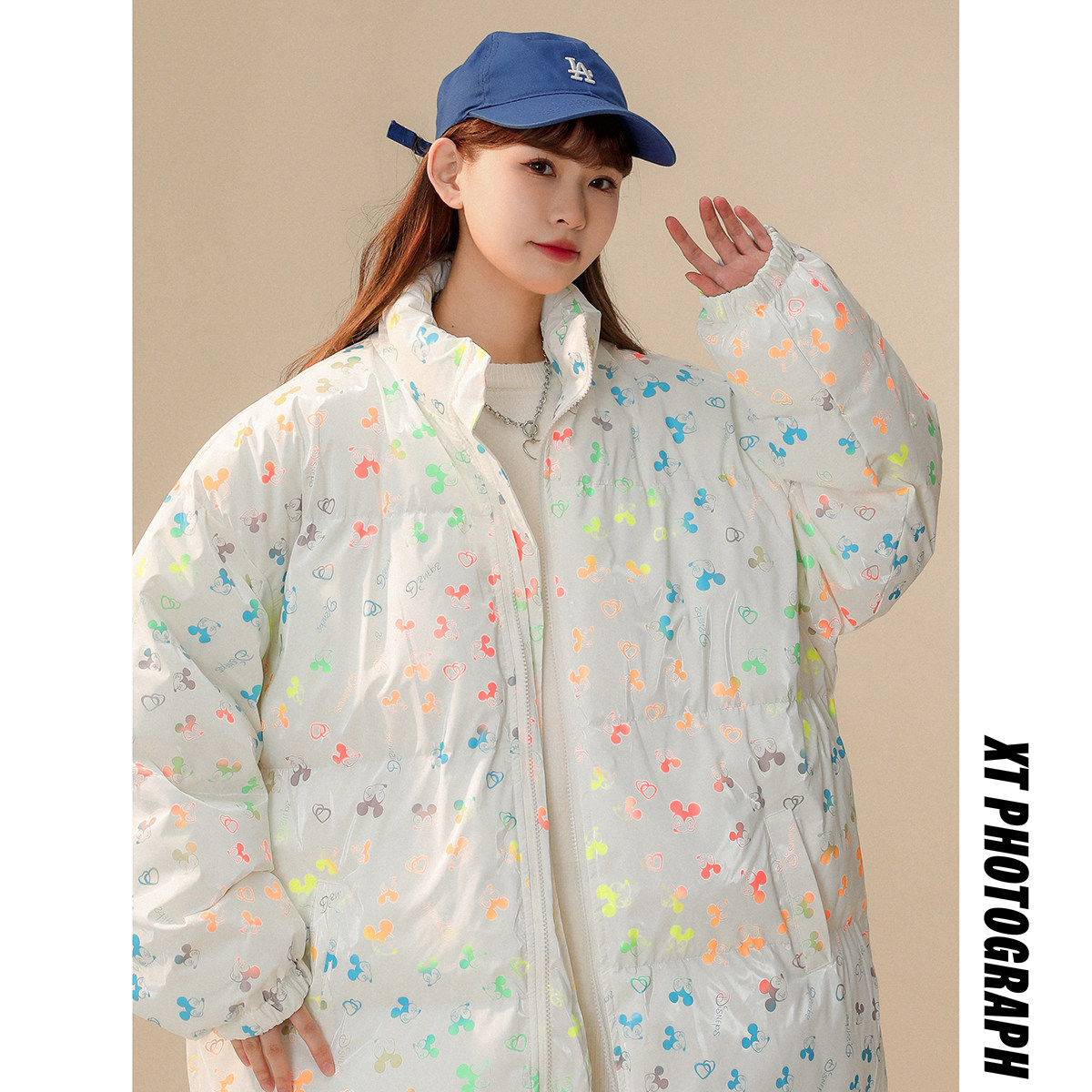 冬季新款米老鼠加厚印花潮流面包服xz1002-1-Y70p125控155,女包手腕包,星座906（原电商a316-1）