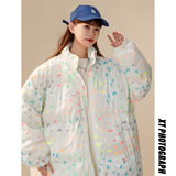冬季新款米老鼠加厚印花潮流面包服xz1002-1-Y70p125控155，鞋类箱包手腕包，星座906（原电商a316-1）