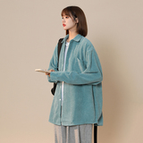 2026年中性春夏季新款宽松灯芯绒免烫休闲衬衫xz1002-1-Y26P48，男装衬衫，星座906（原电商a316-1）