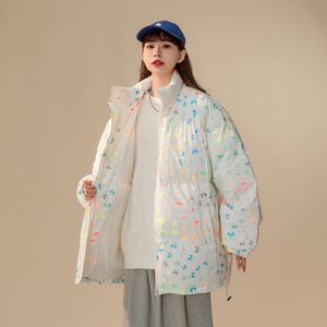 米老鼠卡通印花棉外套加厚保暖男女面包服xz1002-1-Y70p125控155图片