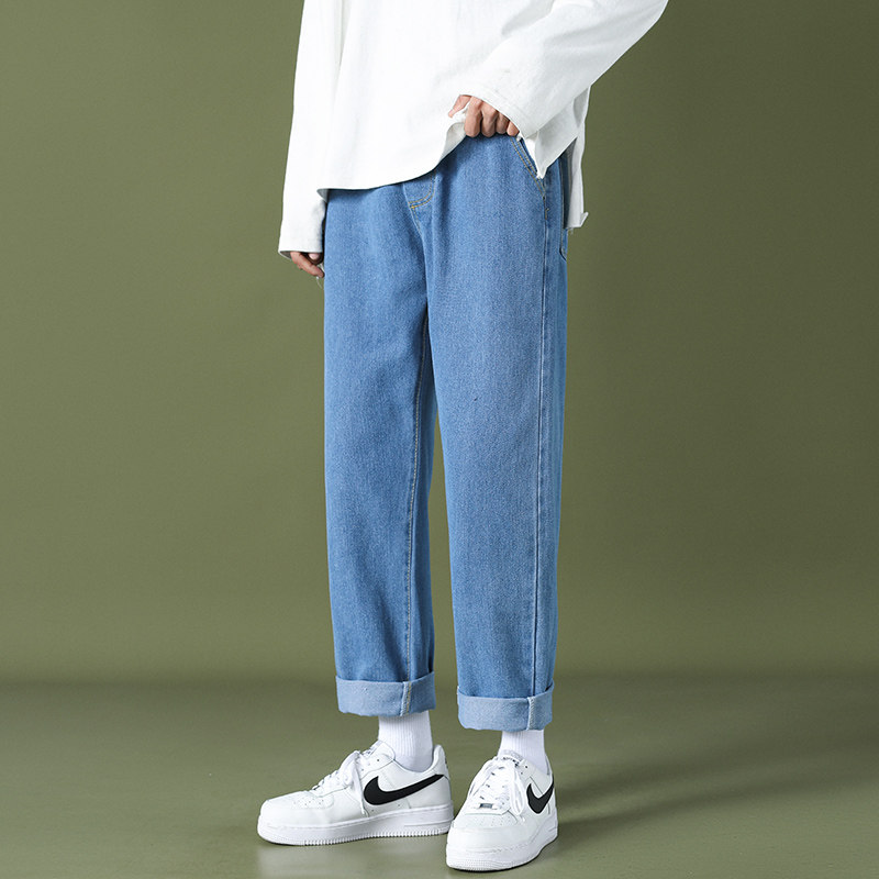 2026早秋款牛仔裤百搭休闲男长裤xz1002-1-k12p45图片