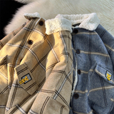 中性款!新款毛呢加绒加厚夹克潮流宽松棉衣xz1002-1-Y67p105控135，男装夹克，星座906（原电商a316-1）