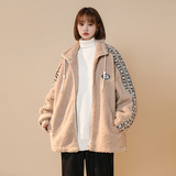 中性款!新款美式织带加厚加绒保暖羊羔绒xz1002-1-Y68P118控158，男装棉衣，星座906（原电商a316-1）