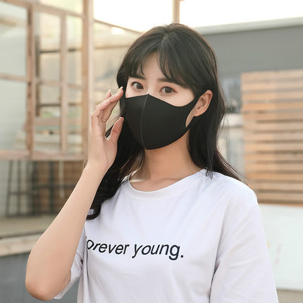 口罩男女春夏秋冬黑色网红明星同款时尚潮非一次性防尘透气可清洗