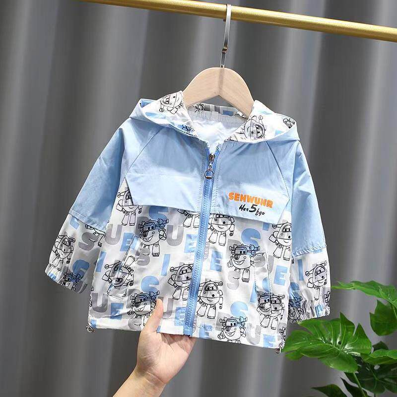 男童春秋装外套宝宝洋气上衣儿童韩版秋季夹克女婴儿童装薄款风衣