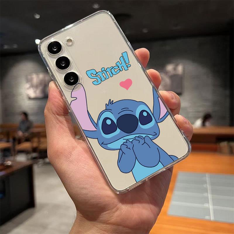 【超1000人收藏】心动史迪仔适用SamsungA73小众note20手机壳GalaxyS22透明A03