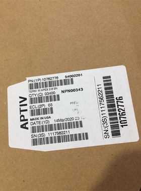 德尔福进口连接器10762776