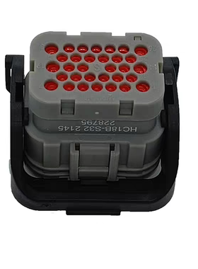 安费诺HC18B-S32 新能源汽车信号连接器 32芯防水连接器 6+26插头