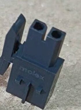 2064610200 206461-0200 MOLEX连接器3.0mm间距2P公插头塑壳