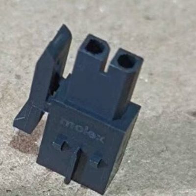 2064610200 206461-0200 MOLEX连接器3.0mm间距2P公插头塑壳