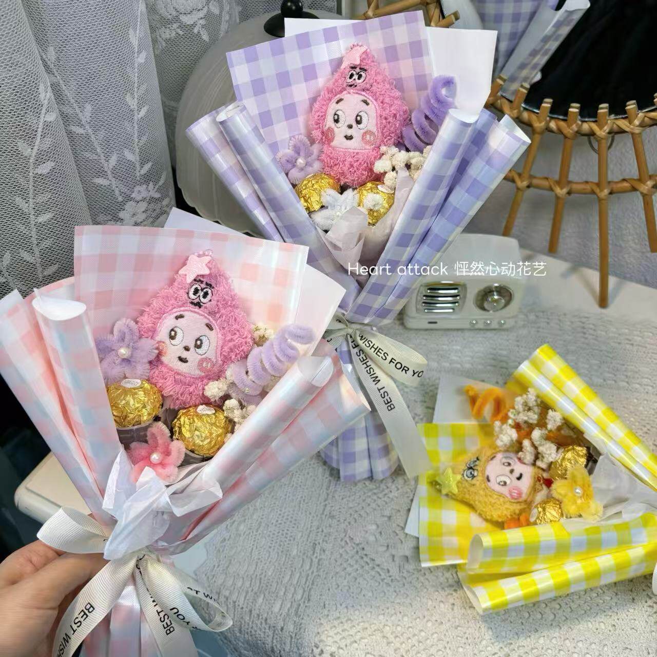 费列罗金莎巧克力成品花束免包实用创意生日三八节新年伴手礼品