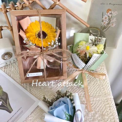 迷你干花小花束香皂花