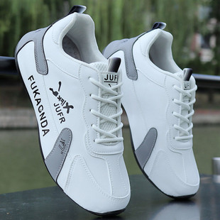 防水皮面男士 2023新款 休闲运动鞋 百搭软底老爹潮鞋 男鞋 包底鞋 秋季