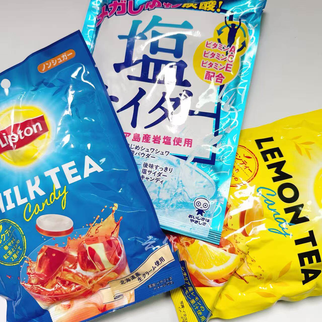日本春日井Kasugai 硬糖柠檬奶茶奶香浓郁独立包装解腻零食硬糖果
