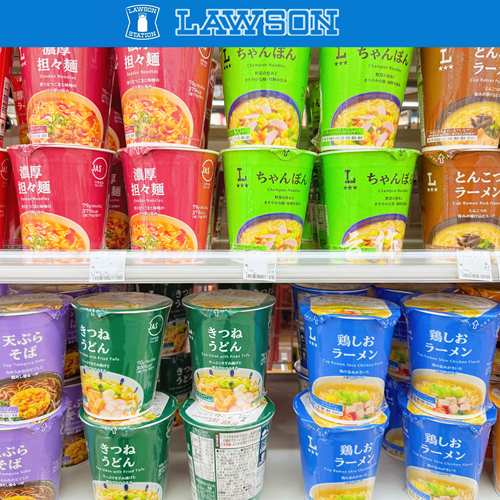 罗森便利店味增拉面蔬菜面担担面