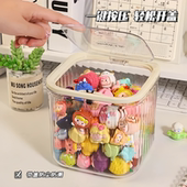 儿童发饰收纳盒桌面大容量带盖子首饰盒女生皮筋发圈发夹萌粒整理