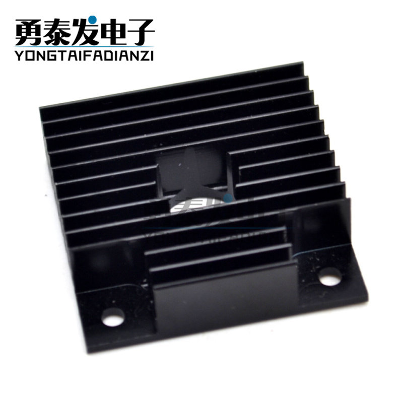 黑色3D打印机配件散热片