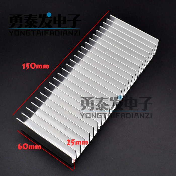 150*25*60MM优质散热片散热器图片