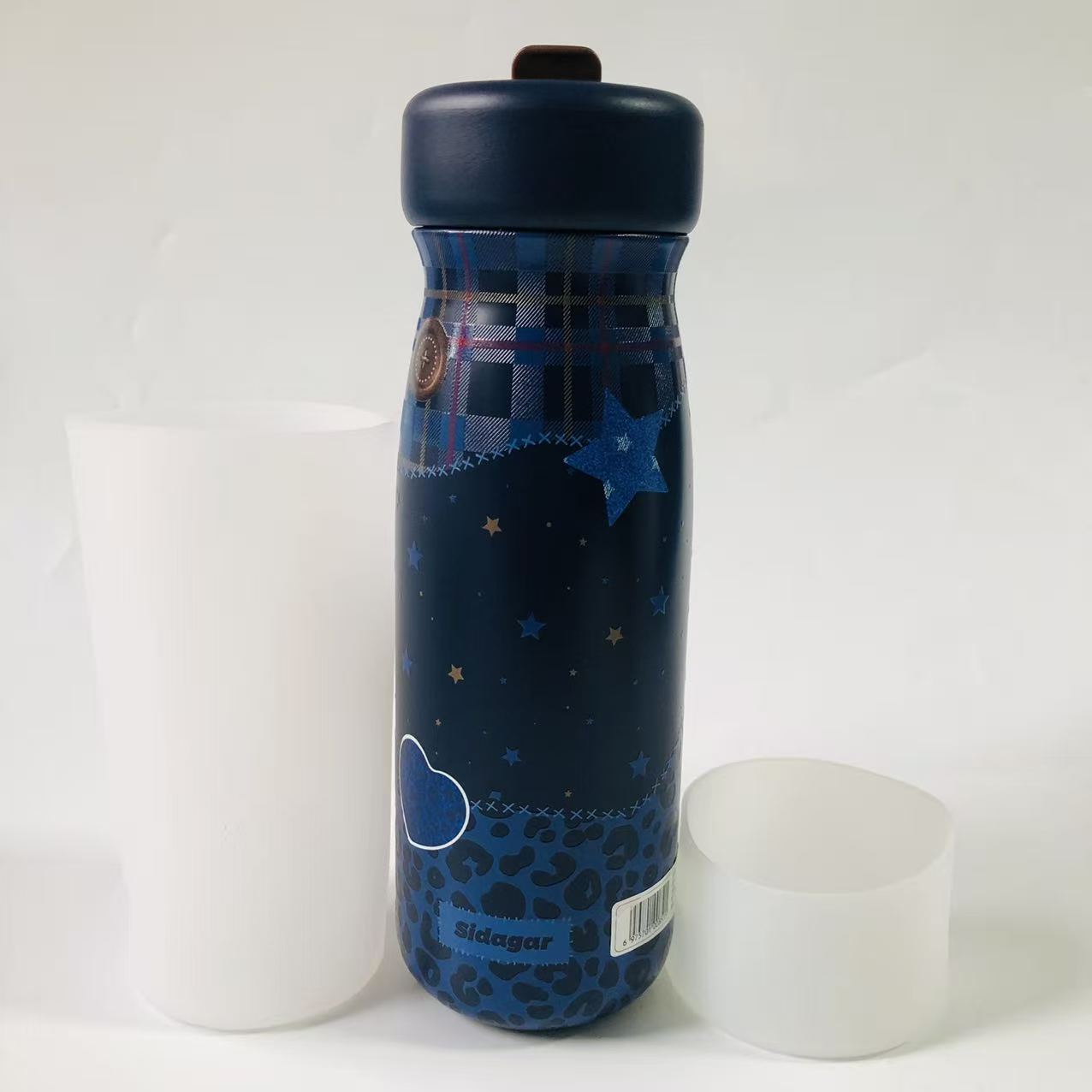硅胶杯套世大家豹纹保温水杯硅胶杯套保护套防摔套图片