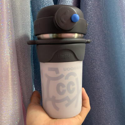 uooha双饮咖啡杯硅胶杯套
