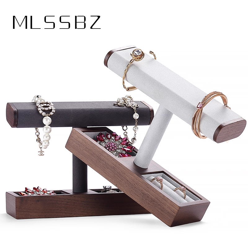 古风首饰架珠宝展示道具实木手镯手链手串戒指收纳架子手表陈列架