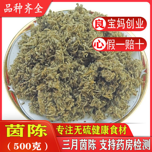 野生茵陈蒿新鲜中药材
