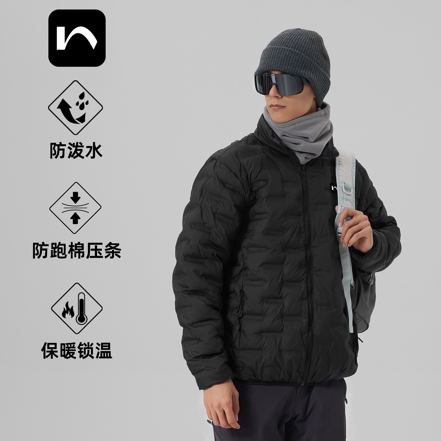 户外棉衣男冬季加厚保暖棉服外套