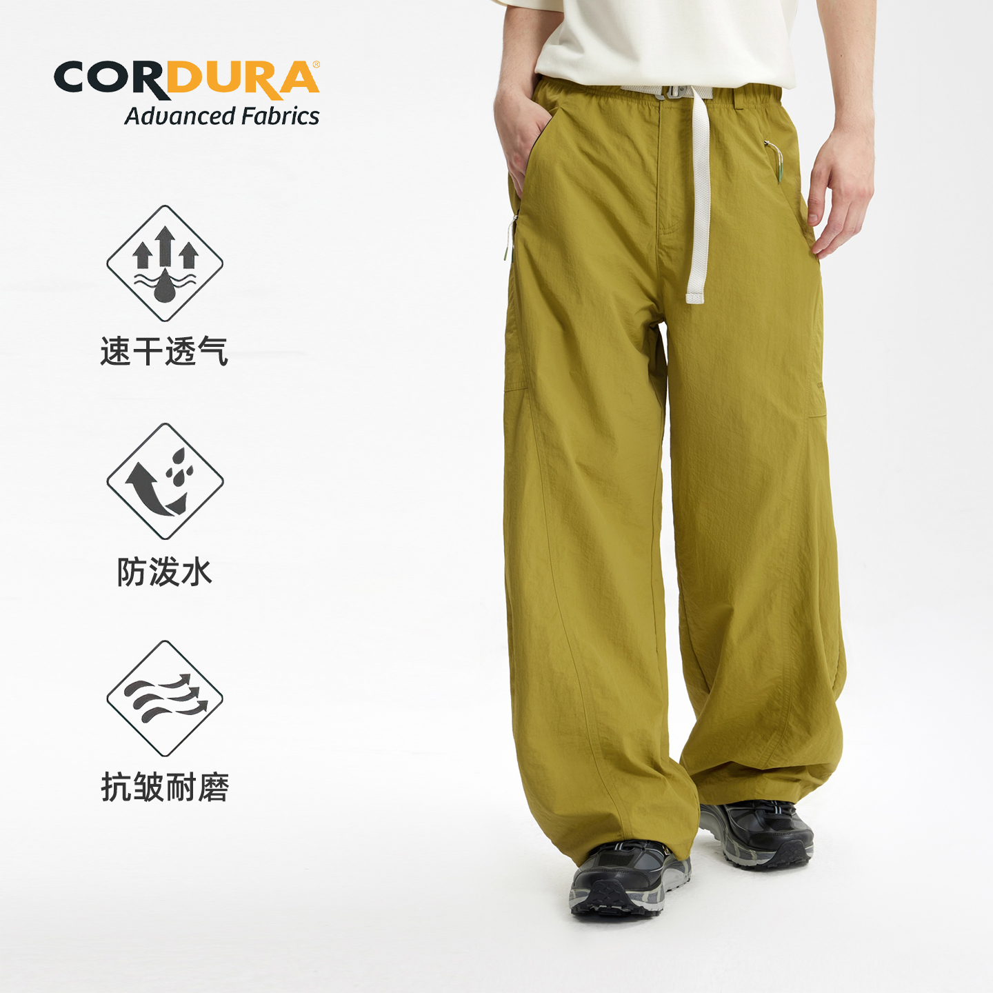 户外软壳工装裤CORDURA防泼水