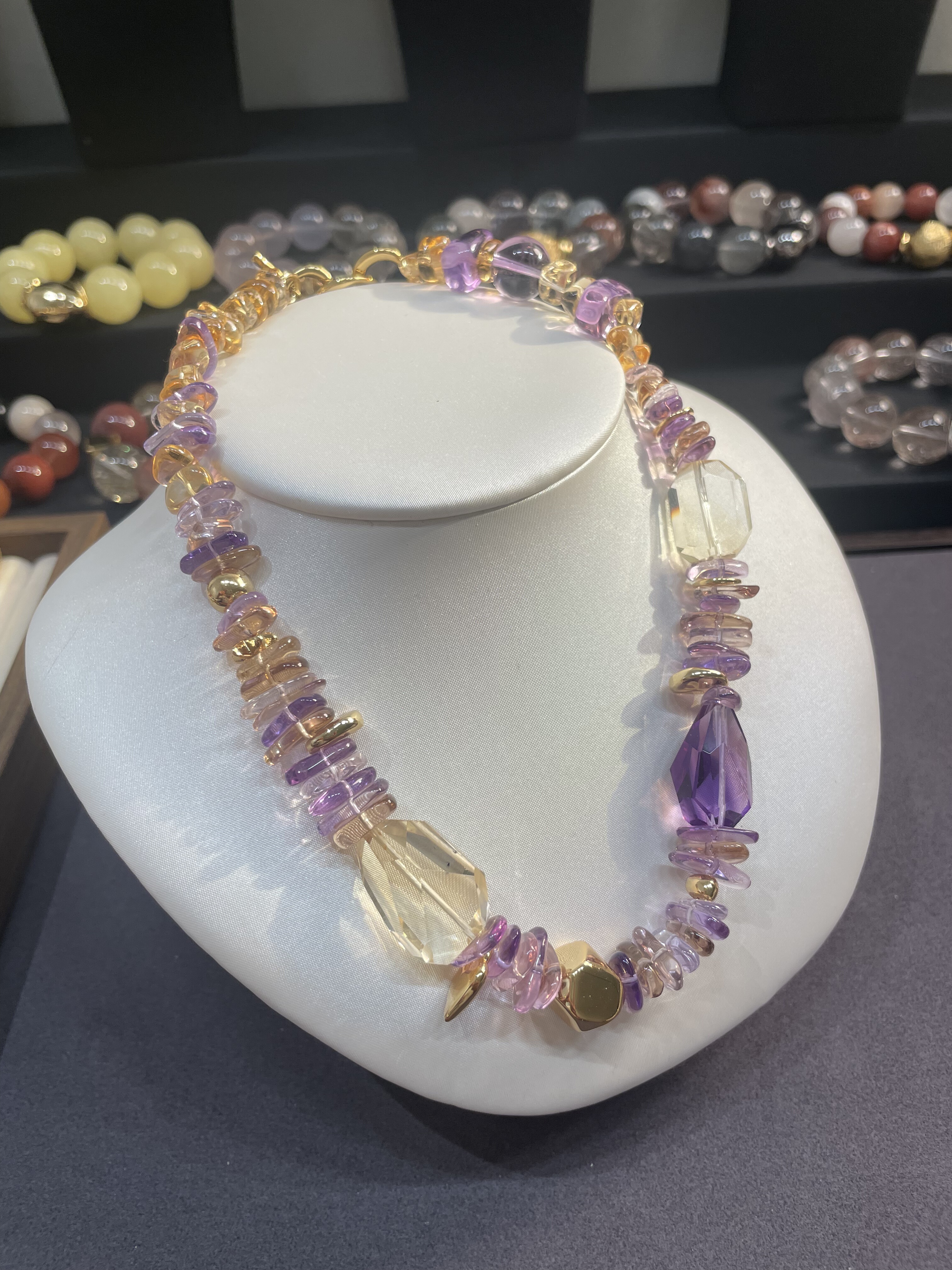 店主推荐紫金光芒随形项链