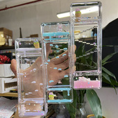 卡通长方形水滴油滴沙漏油滴桌面装 饰摆件学生生日礼物儿童节礼品