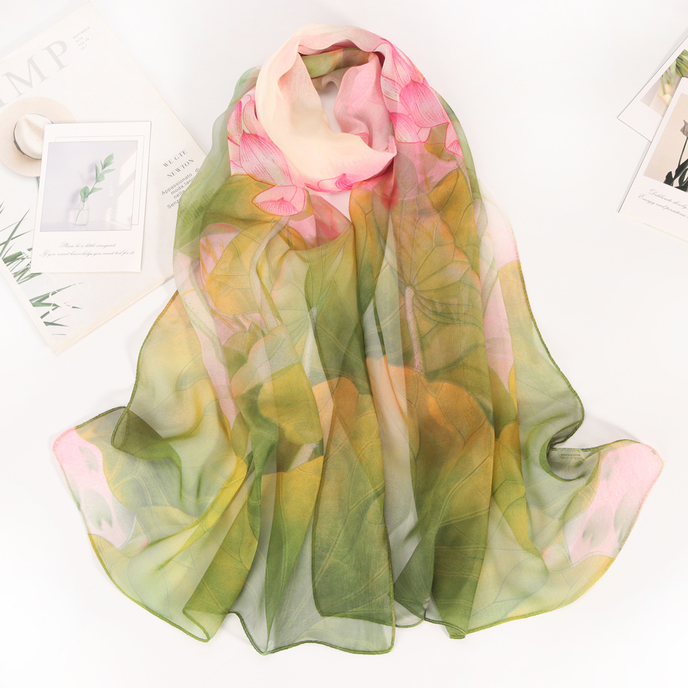 四季通用丝巾乔其纱丝巾