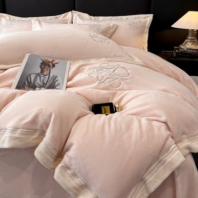 2025新款A类高克重牛奶绒四件套