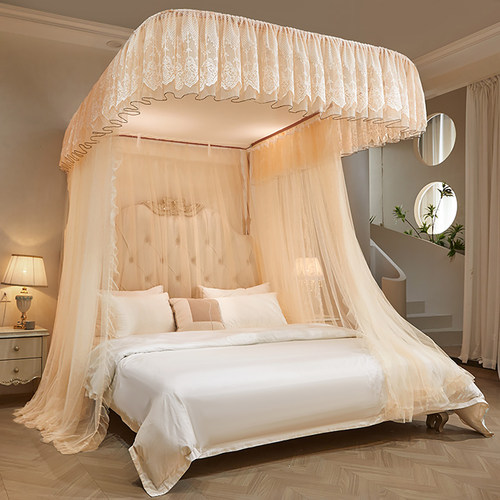 尚尚芊导轨可升降三开门蚊帐