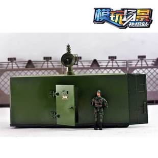3.75寸 gijoe 酸雨战争  绿谷 集装箱 货柜 场景 散 配件  可开门