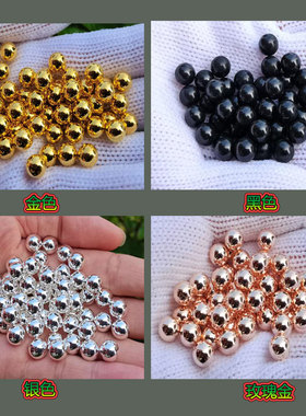 实心不锈钢球金色 银色 玫瑰金 黑色 6mm   8mm 电镀球不锈钢珠