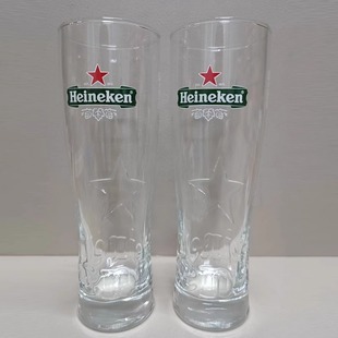 喜力透明杯玻璃杯啤酒杯变色铝杯金属杯网红变色家用星银杯茶杯子