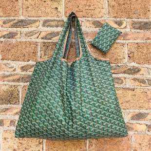 超市购物袋大容量可折叠环保袋买菜包便携袋轻便折叠袋水洗狗牙包