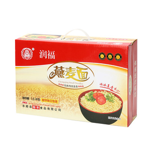 裕丰润福燕麦面条非油炸火锅面大碗面早餐面炒面箱装3.2斤