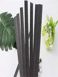 黑色星星折纸闪钻金粉红色银色蓝色闪光手工星星条成品星星手工纸