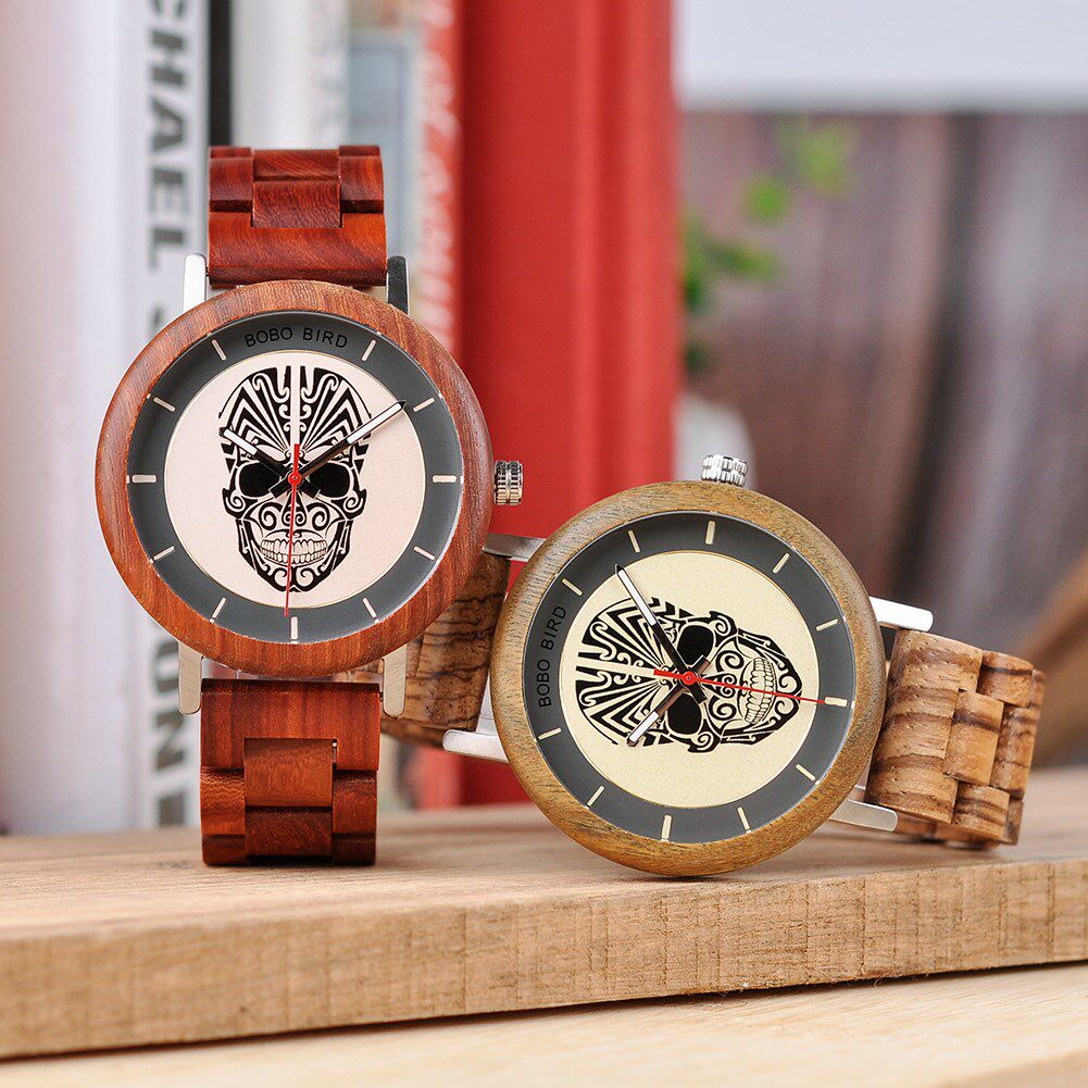 women watches fashion handmade wooden lady quartz wristwatch