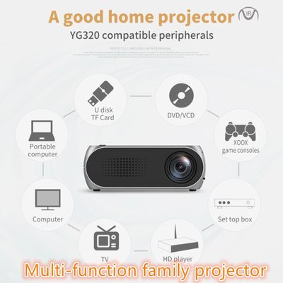 Mini Projector Portable Led Projector Audio Home Theater