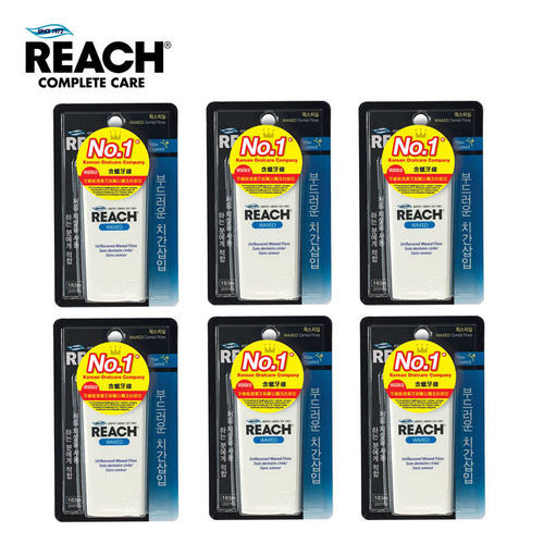 香港版强生REACH含蜡牙线183M扁线原味牙线 易使用清洁牙缝牙菌斑