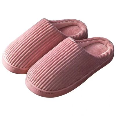 2025新款棉拖鞋女冬季厚底情侣韩版学生家居防