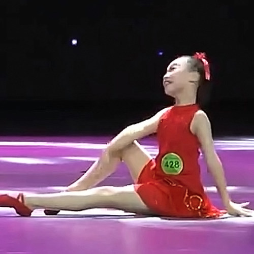 练功演出服誉小禾女童中国姑娘舞